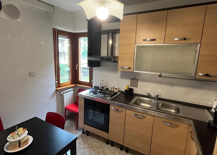 Trilocale Con Terrazza E Garage Ferienhaus *